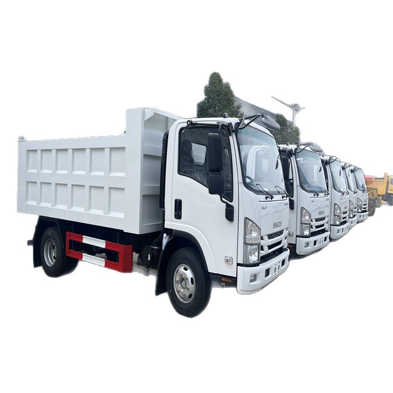 Isuzu 3-Ton Engineering Vehicle Dump Truck 6-Square Dump Transport Truck Isuzu Double-Row Truck Export Right-Hand Drive