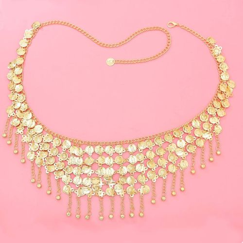 Coin Belly Dance Waist Chain Belly Dance Belt Waist Chain Waist Ornament Oriental Dance Waist Chain Metal Waist Chain