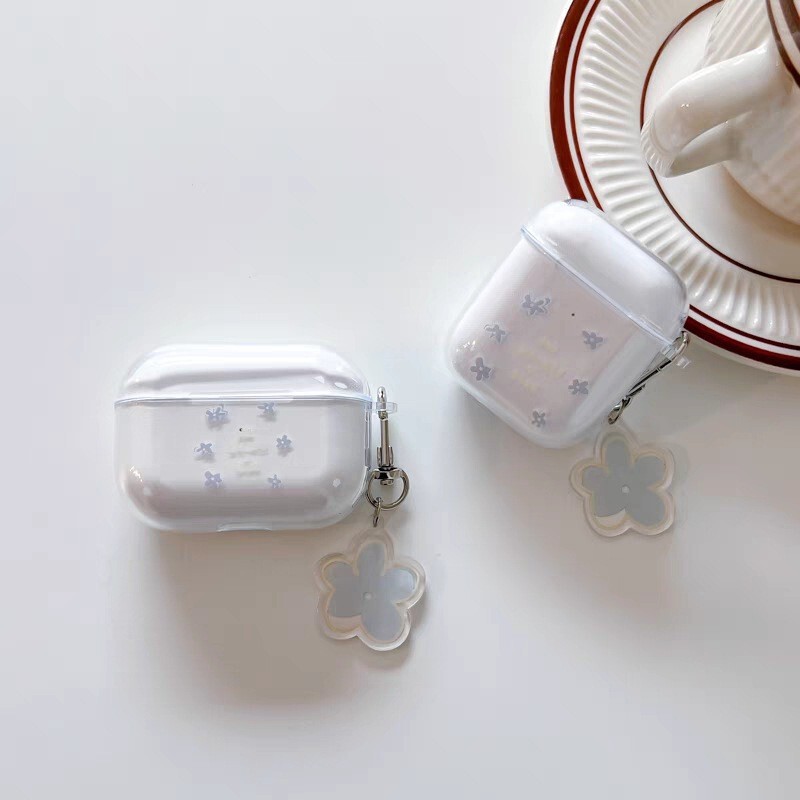 New AirPods 4 generation protective case pro2/3 generation Apple Bluetooth headset protective case small snowflake accessories