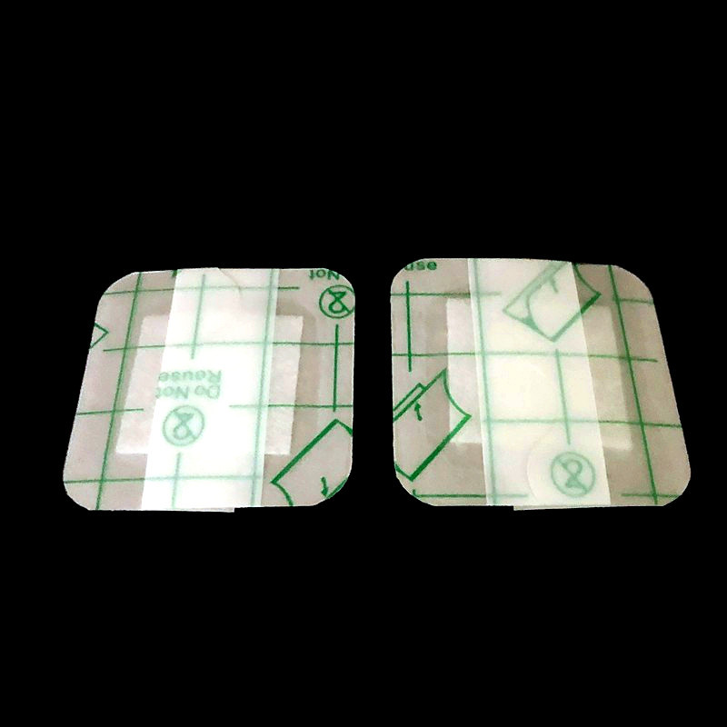 Comercio exterior desechable PU transparente cuadrado curita transparente impermeable pasador pasador pasador tiritas natación baño 38 pegatinas