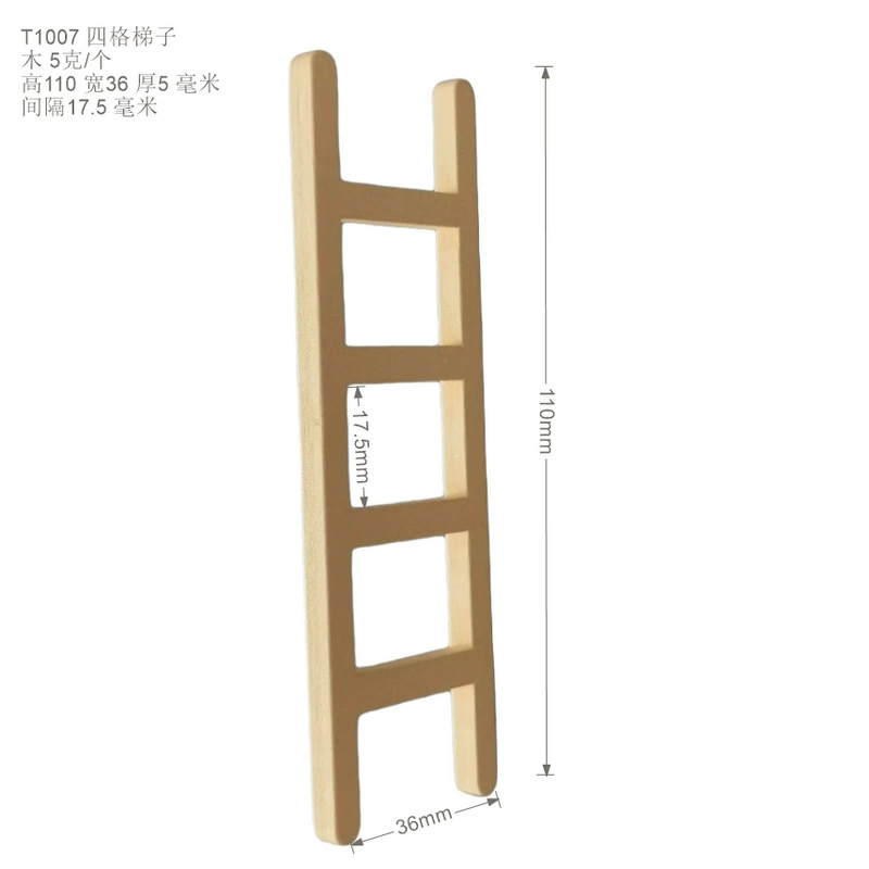 Кукольный дом уличные мелкие аксессуары [Мини-лестница/Лестница/деревянная лестница] Рождественская сцена DIY материал