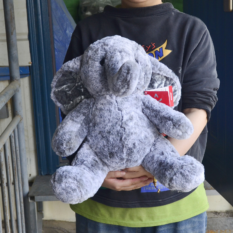 Peluche de elefante ultramoderno con efecto tie-dye, juguete de peluche para niños, almohada para dormir, venta al por mayor