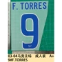 号码字母torres热转印烫画