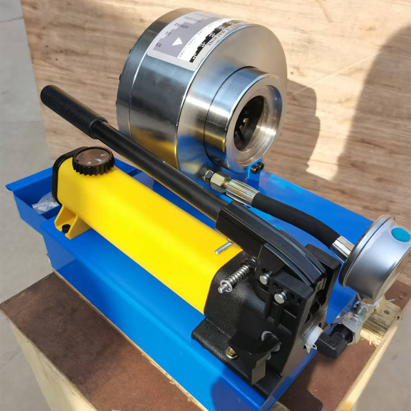 versión actualizada pequeña máquina de retracción portátil manual de tubería hidráulica de alta presión de tubería de cerveza de retención portátil de retracción de tubería