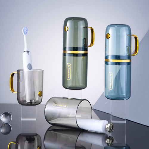 Luxury travel wash cup, creative mouthwash cup, toothbrush cup, toothbrush set, portable storage cup
