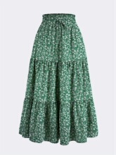 C 31518 Bohemian A Line Tiered Skirt �������ǰ���ȹ ר