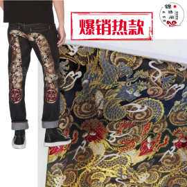 现货金银丝云锦旗袍唐装拜年服包装布西阵织镶边龙纹厂家鞋面料