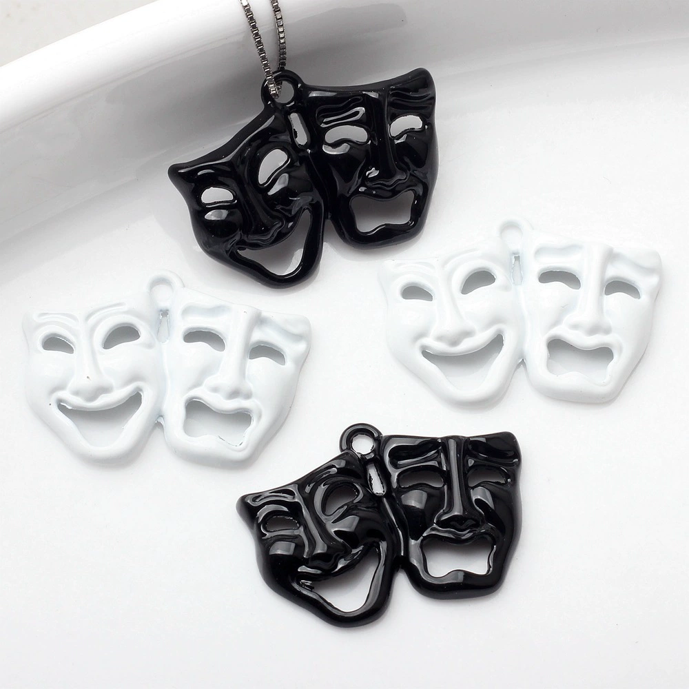 Metal mask, creative pendant, accessory, accessories, halloween, DIY