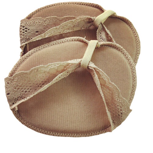 Breathable toe pad, front sole pad, women's invisible high-heeled shoe pad, anti-friction, anti-slip, half pad, anti-pain pad, silicone thickened pad