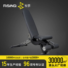 多功能仰卧起坐板仰卧板卧推板商用折叠哑铃凳家用健身器材训练凳