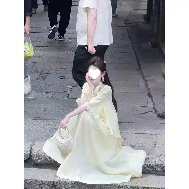 プラスサイズの太ったmmの新しい中国風のクールなヘビービーズのトップスとスカートの美しいスーツの夏服のセット|undefined