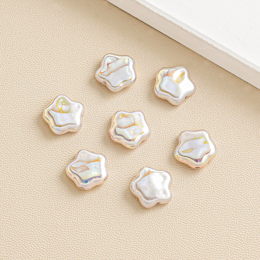 30 ABS Barroco Alien Clover Star Flor con cuentas Pulsera de bricolaje Accesorios de joyería Lote suelto