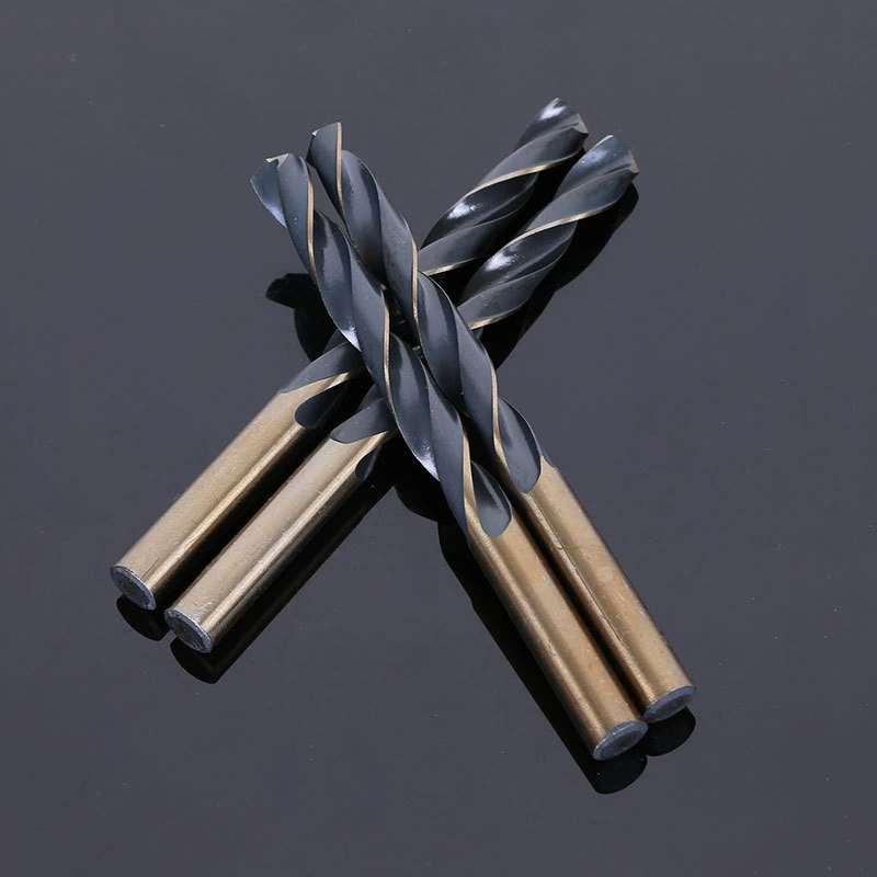 Высокоскоростная сталь с прямым хвостовиком спиральное сверло в рулоне черный желтый фонарик перфоратор оптом из нержавеющей стали металлическое отверстие твист