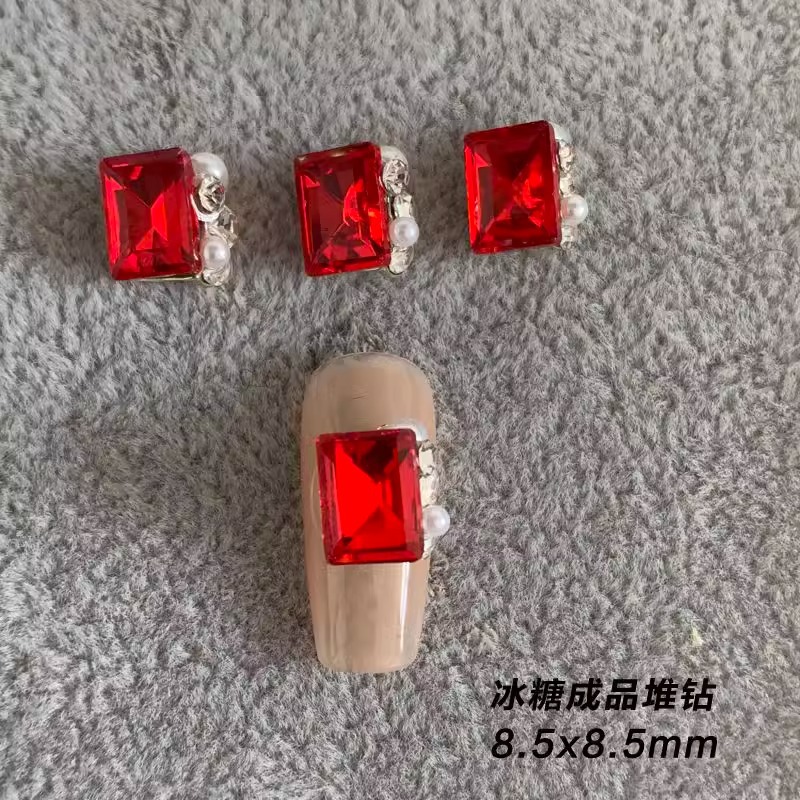 Red pile diamond [rectangular right angle] single