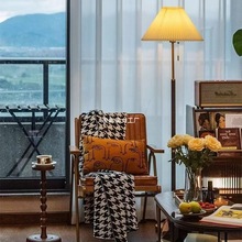 北欧百褶装饰落地灯客厅沙发极简轻奢ins风书房卧室床头立式台灯