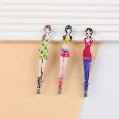 米雪兒不鏽鋼眉夾時尚印花拔毛修眉夾斜口拔毛拔鬍子小鑷子