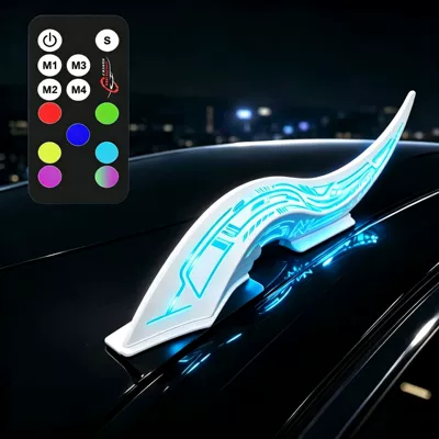 Horn Type, Luminous Car Universal – Other Car Modifications - white-remote-control-model
