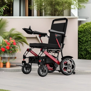 Yibillion Electric Wheelchair Fully Automatic Intelligent Lightweight Folding Multi-Functional Four-Wheel Scooter for the Elderly