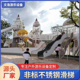 幼儿园室外攀爬架组合设施公园景区大型不锈钢滑梯儿童游乐设备