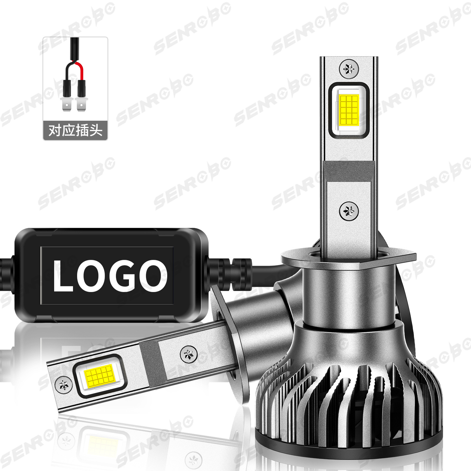 Transfronterizos de automóviles led faro no destructivo modificación H4 cerca y lejos universal H7H11 bombillas de automóviles super brillantes al por mayor image 7