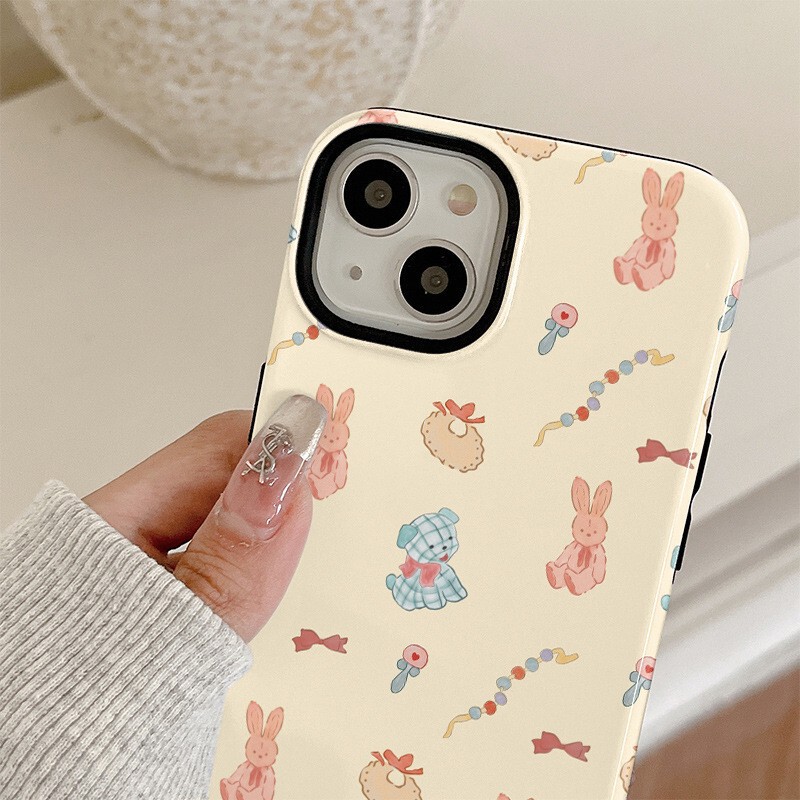 Mini Bunny Iphone17Promax Film Summer Fresh Suitable for Iphone15 Apple 16 Mobile Phone Case 14 Mini Bunny Iphone17Promax Film Summer Fresh Suitable for Iphone15 Apple 16 Mobile Phone Case 14