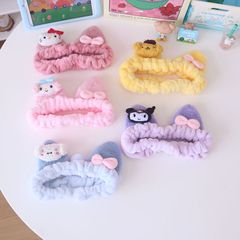 Ins小悪魔美兎兎洗顔毛毛束帯かわいいカチューシャ髪飾り韓国髪飾り