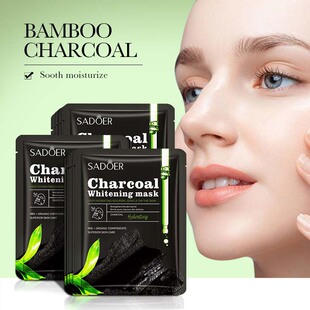 ȫӢ��SADOER��̿�aˮWhitening��mask���w����������Ĥ�羳���Q