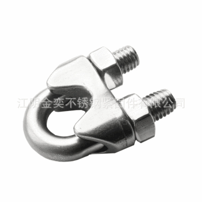 304 Stainless steel Rope chuck a wire rope First card Tensioners U chuck Wire rope rolling head