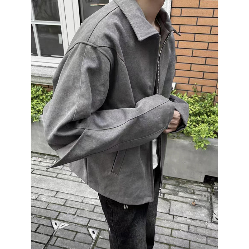Nuovo top imbottito per uomo con un design di nicchia, caratterizzato da una giacca con spalle dritte e una giacca da cavaliere cool in stile street_voghion.com