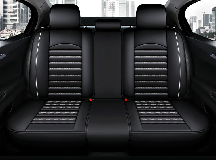 Cross-Border Foreign Trade Dropshipping Car Seat Cushions for All Seasons, Breathable, Fully Enclosed Leather Seat Covers, Car Seat Covers, Seat Cushion Covers