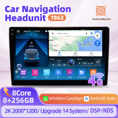 クロスボーダー車載ナビゲーション7862 k android本体大画面バック映像4g全ネット通carplay一体機