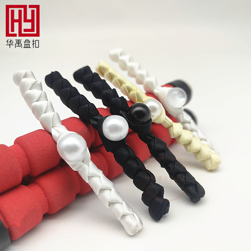 厂家供应手工编织简约复古国风旗袍唐装汉服一字扣 蛇结盘扣 扣子