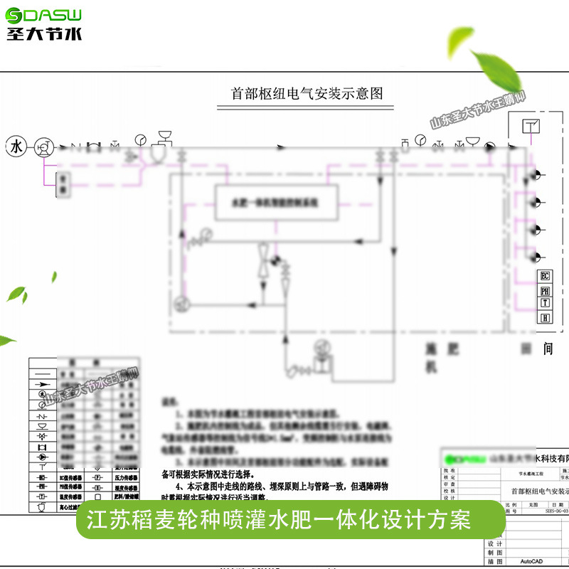 自动施肥机多少钱 江苏稻麦轮种地埋式伸缩喷灌水肥一体化方案图 