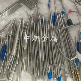 304316L精密不锈钢毛细圆管针折弯扩封缩口激光切割打孔磨尖加工