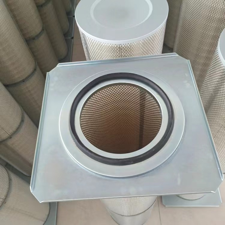 厂家直销除尘器除尘滤芯滤筒 防油防水PTFE覆膜滤筒 聚丙方盖滤筒