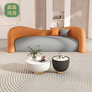 Cream Style Living Room Homestay Home Sofa Beauty Salon Clothing Store Apartment Light Luxury Shop Studio Internet Celebrity Sofa
