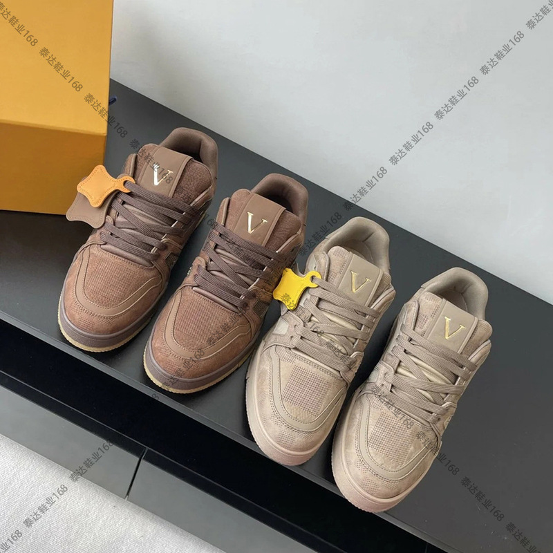 2025 新しい Lujia Trainer メンズ カジュアル スポーツ シューズ、本革、通気性、滑り止め、高品質、検査をサポート|undefined