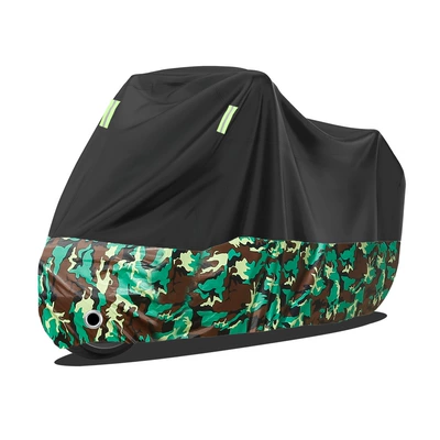 Car clothing — Motorcycle Covers to Protect Against Rain - m20090100cm-black-upper-and-lower-camouflage