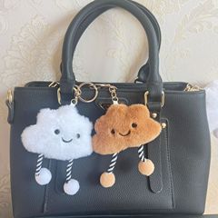 云朵毛绒公仔可爱云彩玩偶钥匙扣挂件服装包包配饰小礼物厂家批发