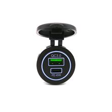 ����PD45W��䳵�س����USB����������QC3.0TYPE-C