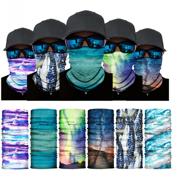 Xunhui Pattern Series Cross-Border Amazon Autumn and Winter Cycling Mask Sports Ski Warm Magic Headscarf Neck Cover