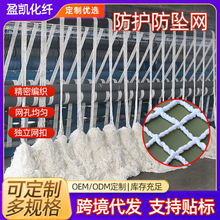 定制防护网防坠网尼龙白网球场围网工地兜网大棚防风网安全平网
