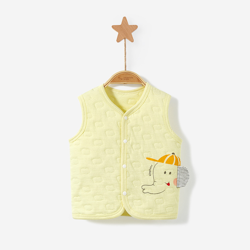 Chaleco DE LOS NIÑOS Primavera, Otoño e Invierno bebé recién nacido acolchado cálido otoño ropa niños y niñas desgaste exterior chaleco bebé chaleco
