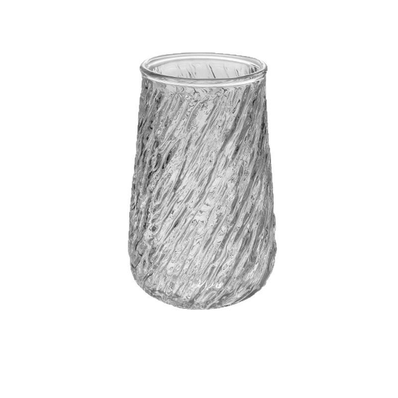 Taza de cóctel de alto valor visual creativa de hilo taza de agua taza de mezcla de textura taza de vidrio personalidad taza de bebida fría taza de jugo