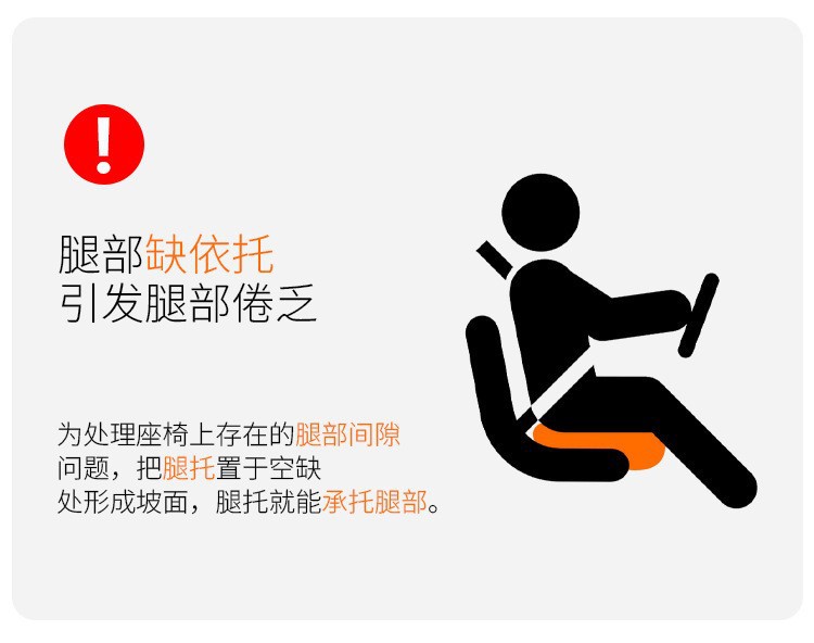 Passenger Seat Leg Rest Extension, Additional Driver's Integrated Leg Rest, Car Seat Cushion, In-Car Footrest, Automotive Accessories