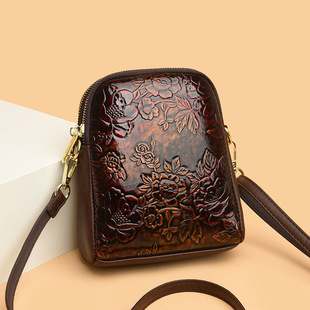 �S��ֱ��Retro Embossed�͹Ų�ɫб��С�����ܸ�����������֙C��