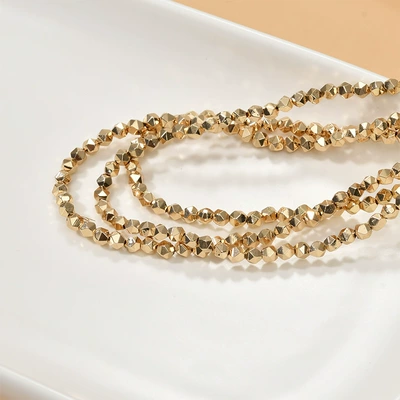 Zərgərlik ara hissələri, Gold-plated broken silver black - 11kc-multi-section-4mm-1-100