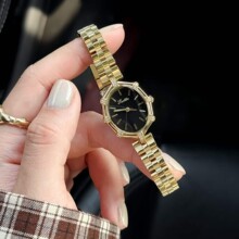 诗高迪手表简约钢带女表小表盘批发小巧精致椭圆形防水石英表女士