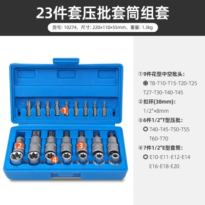 Repair Tools, Mühərrik tənzimləmə alətləri - 23-piece-pattern-set