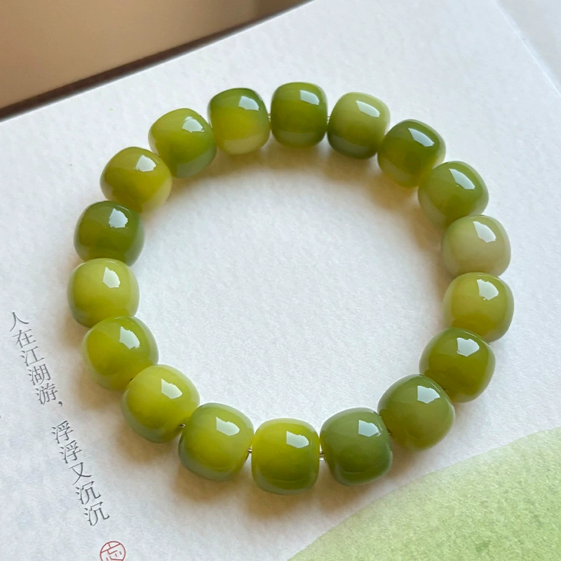 Organic Bodhi rosary for men and women, bracelet walnut